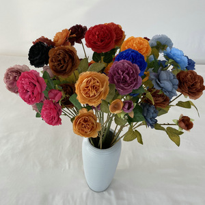 Fábrica de Flores Meiyu, Flores Artificiales de Peonía de Seda, Realistas, para Decoración de Bodas y Hogar - Product Image 1