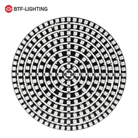 WS2812B — anneau lumineux Led rond avec adressable, lumière Arduino, rvb, dc 5v