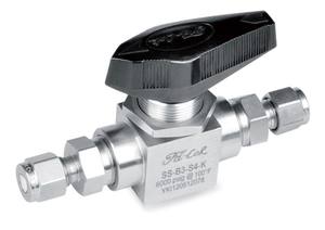 Valvola a Sfera a 3 Vie di Alta Qualità Tipo Parker per CNG, Tipo Swagelok, Pressione da 6000 a 10000 PSI, Disponibile OEM - Product Image 2