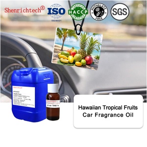 Fruits tropicaux hawaïens parfumés petite marque suspendus arbre évent Clip voiture désodorisant en gros concepteur parfum <span class=keywords><strong>huile</strong></span> parfumée - Product Image 1
