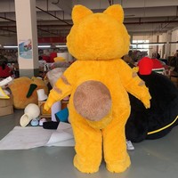 Garfield Cartoon Costume Parade Mega Unisex Mascot Costume Carnaval pour Cosplay et Party Garfield Cartoon Costume
