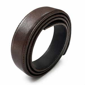 Sangle de ceinture en cuir de vache véritable, 30mm, 5 trous, 110cm, plate, de remplacement pour boucle à cliquet, accessoire quotidien pour affaires, origine coréenne - Product Image 3