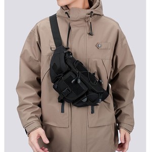 Nouveau sac bandoulière pour sports de plein air, sac de poitrine résistant à l'usure, sac de voyage, sac de randonnée, sac de pêche, sac banane tactique multifonctionnel - Product Image 4