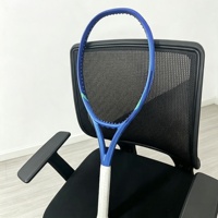 Raquette de tennis en fibre de carbone intégrale ultralégère 100 % avec logo personnalisé disponible, pour joueurs professionnels intermédiaires adultes