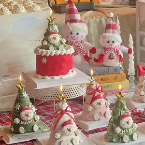 Christmas Tree <b>Cake</b> Decoration Five Pointed Star Candles Paraffin Material For <b>Cake</b> <b>Decorating</b> <b>Supplies</b> - Product Image 1