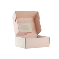 Bekleidungs geschenk Luxus Mailer Kraft E Commerce Karton Versand Versand Kleine Verpackung Papier Wellpappe Box