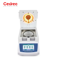 Analyseur d'humidité halogène industriel, capacité 100g, précision 0.005g, pour l'analyse de l'humidité du sol, des céréales, du maïs et de la poudre, écran 5.5 pouces