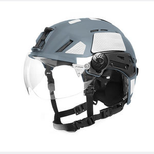หมวกนิรภัย FMA สีเทาคุณภาพสูง วัสดุ ABS สำหรับการค้นหาและกู้ภัยทางยุทธวิธี (SAR) และงานก่อสร้าง - Product Image 1