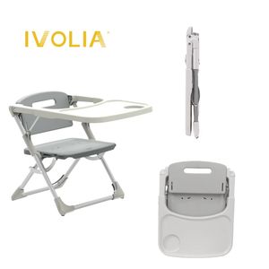 <span class=keywords><strong>Chaise</strong></span> <span class=keywords><strong>haute</strong></span> pliable et portable avec plateau, sans basculement, <span class=keywords><strong>pour</strong></span> bébé, idéale <span class=keywords><strong>pour</strong></span> la salle à manger et le camping - Product Image 2