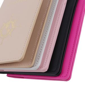Cartera Corta Unisex Clásica de Viaje con Cubierta de PU, Porta Pasaportes con Logotipo Estampado en Oro, Impermeable, Minimalista, 5 en 1, en Oferta - Product Image 3