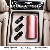 Diffuseur d'huiles essentielles portable de luxe pour voiture, en aluminium, diffuseur d'arômes, machine à parfum, diffuseur d'aromathérapie