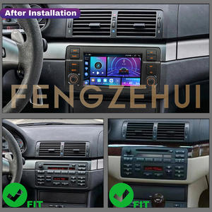 Autoradio tactile IPS Android avec CarPlay, écran tactile, autoradio <span class=keywords><strong>DVD</strong></span> avec lecteur <span class=keywords><strong>DVD</strong></span> Android pour BMW M3 2003 - Product Image 2