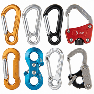 Anneau en aluminium personnalisé en forme de 8, haute résistance 35KN, pour la descente en extérieur et le sauvetage - Product Image 4