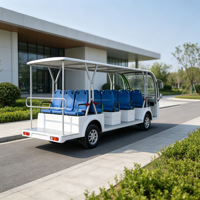 Bus de tourisme électrique de luxe 14 places, haute qualité, prix bas, pour hôtels, complexes hôteliers, parcs personnalisés et visites touristiques