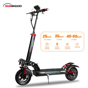 Sıcak satış katlanabilir 48v elektrikli Scooter ile 60 km aralığı uzaktan anahtar 2 tekerlek yüksek hızlı 45 km/h elektrikli Scooter golfçüler için