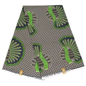 ผ้าคอตตอนพิมพ์ลายแอฟริกันแบบใหม่ 100% ผ้าแว็กซ์คุณภาพเยี่ยม ผ้าปาจน์แอฟริกัน - Product Image 3