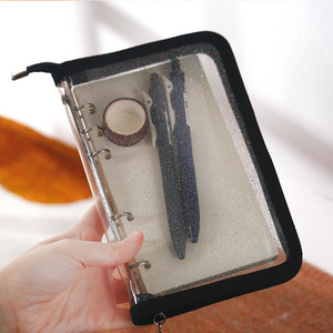 Carpeta de Anillas de PVC A6 <span class=keywords><strong>al</strong></span> <span class=keywords><strong>por</strong></span> <span class=keywords><strong>Mayor</strong></span>, con Cierre, Organizador de Tarjetas, Carpeta con Bolsillo para <span class=keywords><strong>Sobres</strong></span>, Planificador de Notas - Product Image 5