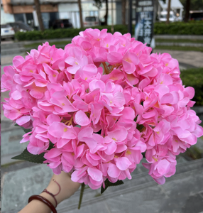Bouquet d'hortensias artificiels de <span class=keywords><strong>style</strong></span> français à 5 têtes et 480 fleurs pour mariage et décoration intérieure - Product Image 2