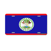 Plaques d'immatriculation personnalisées avec drapeau de la Grenade, plaque d'immatriculation nationale personnalisée, souvenir de pays, cadeau, plaque décorative