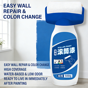 Peinture murale inodore à base d'eau, peinture latex blanche pour intérieur, peinture à rouleau transfrontalière en gros pour usage domestique - Product Image 1