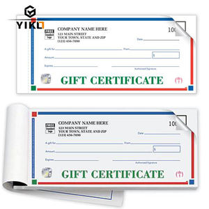 Cheques de Seguridad Personalizados con Impresión en Blanco, Cheques Bancarios de Papel Offset, Vales con Número PIN y Logotipo Personalizado para Escribir - Product Image 2