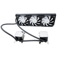 Refroidisseur d'eau pour processeur en aluminium de haute qualité 2510-4PIN, faible bruit, dissipateur thermique en cuivre, ventilateur efficace, CE$ROHS