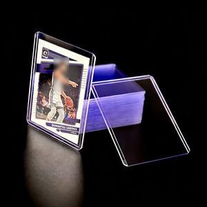 カスタマイズ可能なクリアカードスリーブ 35PT 3インチ x 4インチ レギュラー トップローダー PP素材 野球トレーディングカードプロテクター - Product Image 3