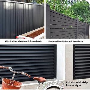 Valla retráctil de aleación de aluminio con arte del hierro para patio pequeño Villa Pared exterior y balcón para patio - Product Image 6