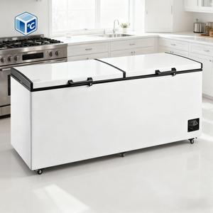 Tủ đông ngang tiết kiệm năng lượng cao cấp 450ml 550ml 600ml 800ml 2 cửa siêu sâu dành cho thương mại và gia đình 1000 lít - Product Image 3