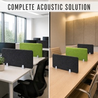 Panneau acoustique autoportant CHIHENG NRC 0.95 haute densité, en promotion, pour poste de travail de bureau