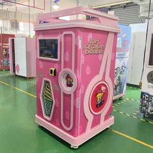 Hoàn toàn tự động tùy chỉnh kỹ thuật số màn hình cảm ứng Kem Máy bán hàng tự động đồng xu QR mã thông minh mềm Ice Cream nhà máy SDK chức năng - Product Image 3