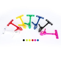 Porte-étiquette et porte-bande en plastique coloré POP Clip pour étagères de magasin et de supermarché