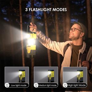 Recargable 10000mAh impermeable LED Camping luz de trabajo multifuncional plegable huracán linterna de emergencia - Product Image 4