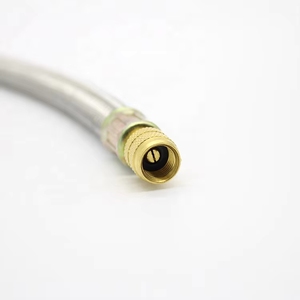 Extension de valve de pneu flexible tressée en acier inoxydable pour camion, bus, camping-car, fourgonnette, voiture, remorque – Adaptateur de valve à accès facile - Product Image 3