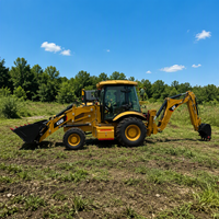 Hidrolik Bekas Dijual Dengan Stok Siap Pakai Harga Murah Asli Amerika USA CAT 420F Backhoe Loader