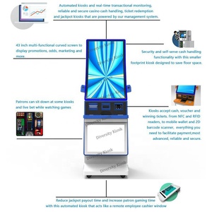 Máquina de depósito en efectivo de billetes de apuestas OEM <span class=keywords><strong>Cdm</strong></span> cajero automático de Recarga en efectivo - Product Image 4