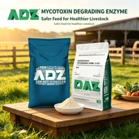 Additifs alimentaires pour volailles, enzymes alimentaires, dégradent six types de mycotoxines, améliorent la santé intestinale, renforcent l'immunité pour le bétail.