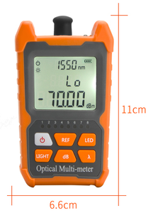 Portátil, todo-en-uno de fibra óptica medidor de potencia con 5km fuente láser Localizador Visual de fallos - Product Image 2