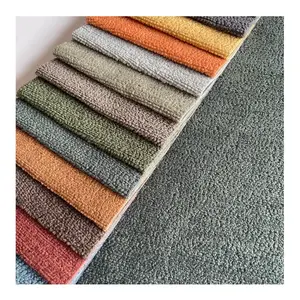 Premium Imitação Lambswool Poly Boucle Tecido para Móveis Estofos e Aplicações Têxteis"