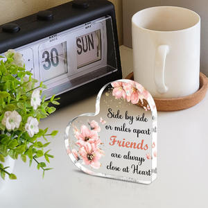 1 recuerdo de corazón de acrílico para amigos/ Hermanas: regalo perfecto para el Día de San Valentín y <span class=keywords><strong>cumpleaños</strong></span> - Product Image 3