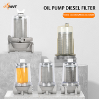 Filtre à carburant diesel/essence Cavitt XIER-GLQ01, 280 mailles, noyau en acier, canal transparent, 2 buses, canule de 32 mm
