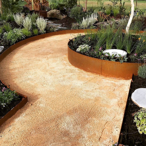 Borde de jardín oxidado para paisajismo, delimitador de macizos de flores y paisajes. - Product Image 2