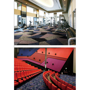 Rollo de alfombra Jacquard de nailon con pila de bucle colorido clásico personalizado 4*25m Tapis de pared a pared para sala de reuniones de <span class=keywords><strong>Hotel</strong></span> gimnasio teatro salón de baile - Product Image 3