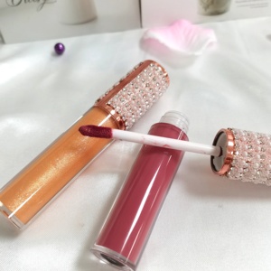 <span class=keywords><strong>Gloss</strong></span> à lèvres mat en gros, vente chaude, longue durée, imperméable, hydratant, végan, sans cruauté, marque privée - Product Image 2