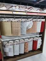 Napperons classiques en PVC gaufré motif feuille de palmier entrelacée, résistants à l'huile, écologiques, diamètre 380 mm pour cuisines, hôtels et événements