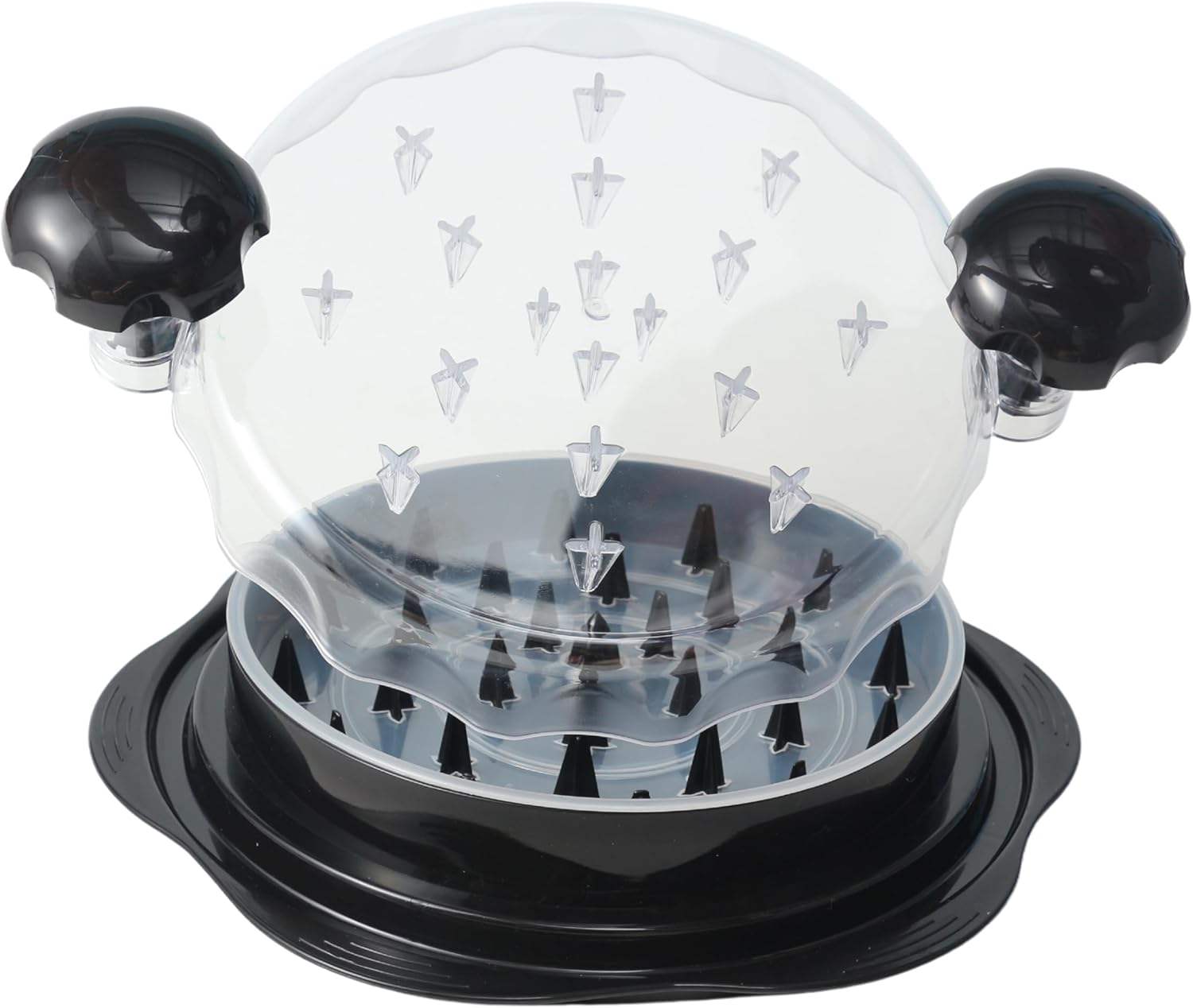 สีดำพร้อมถาด