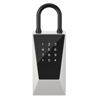 CH-930-1 Nueva Caja de Seguridad para Llaves de Aleación de Aluminio con Desbloqueo NFC, Caja de Almacenamiento Inteligente para Llaves de Doble Uso, para Colgar y Montar en la Pared