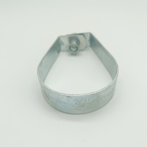 Collier de serrage pivotant réglable en acier inoxydable et en fer galvanisé avec <span class=keywords><strong>surface</strong></span> galvanisée pour applications de tuyauterie - Product Image 2