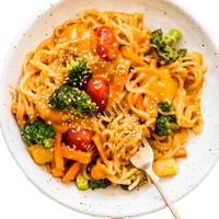 Mie Konjac Rendah Kalori Siap Saji Keto Bebas Gluten Vegan dan Ramah Paleo Pasta Shirataki Makanan Non GMO