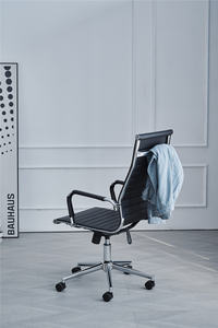 Hot bán văn phòng hiện đại xây dựng Ergonomic xoay ghế máy tính da Ghế họp với thép không gỉ Loại kim loại - Product Image 2